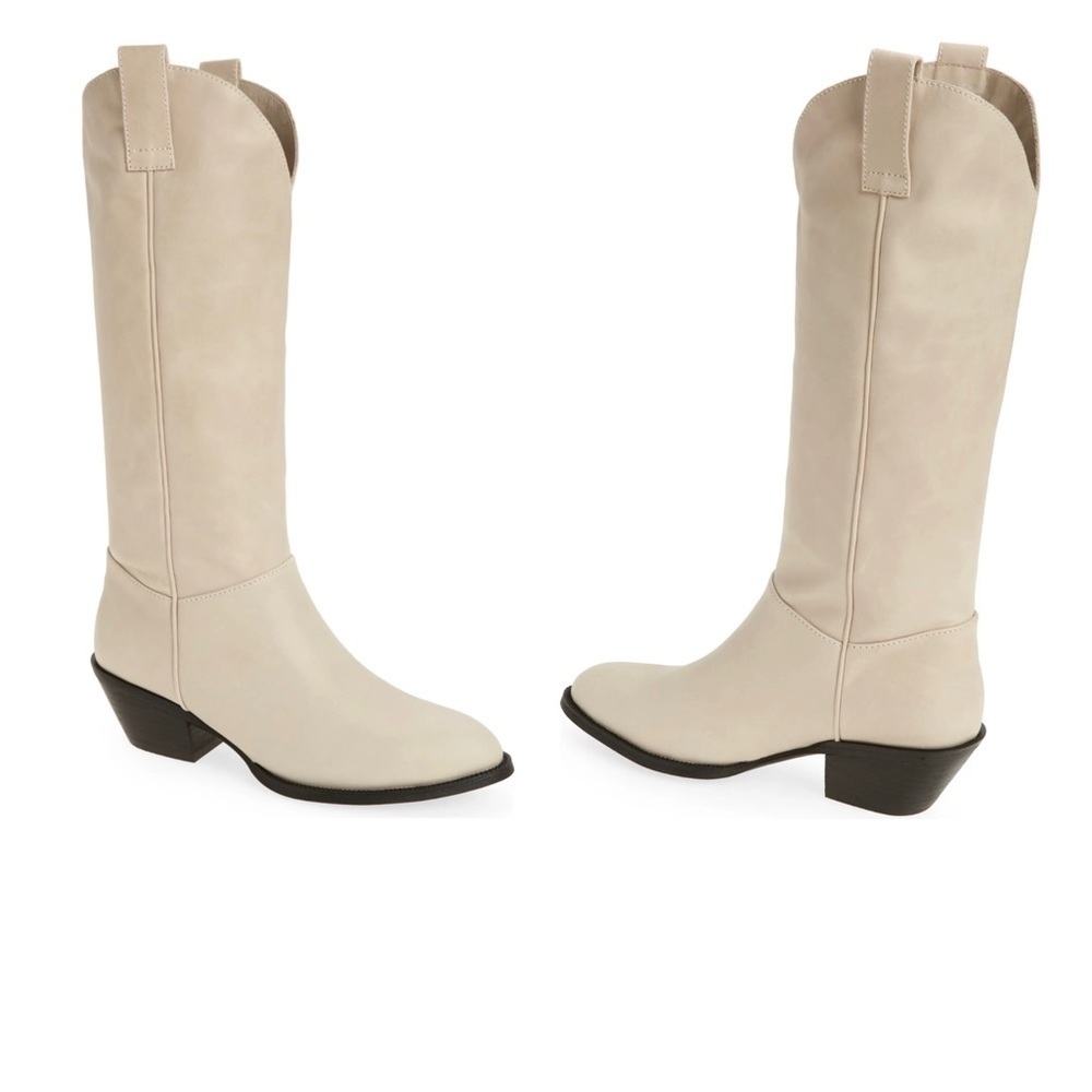 Jeffrey Campbell Women’s Blade 2 Western Boot - Ivory - Sz - 10